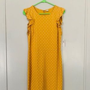Old Navy Mustard yellow dress